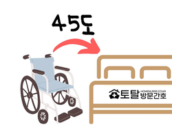 어르신(환자) 휠체어 이동 방법